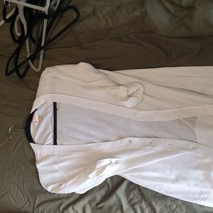White cardigan M